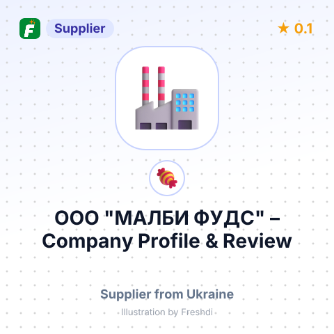 ООО "МАЛБИ ФУДС" – summary card, no photo uploaded yet