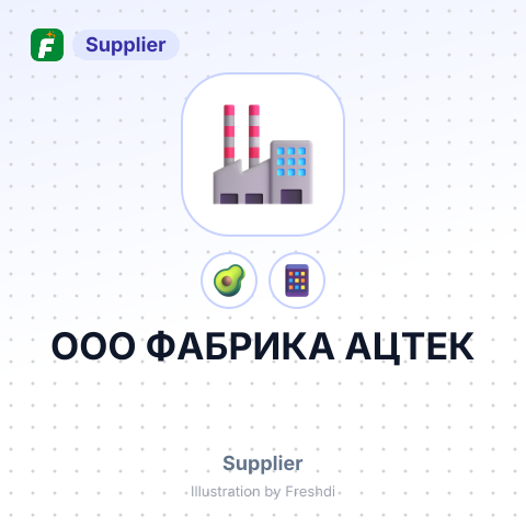 ООО ФАБРИКА АЦТЕК – summary card, no photo uploaded yet