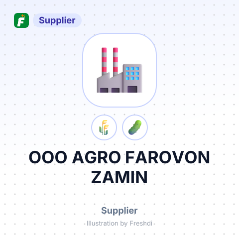 ООО AGRO FAROVON ZAMIN – summary card, no photo uploaded yet