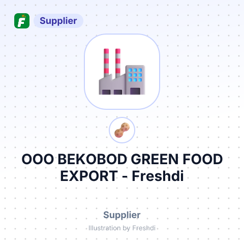 ООО BEKOBOD GREEN FOOD EXPORT – summary card, no photo uploaded yet
