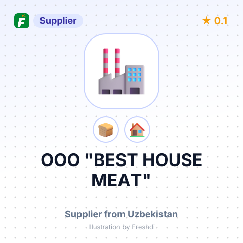 ООО "BEST HOUSE MEAT" – summary card, no photo uploaded yet