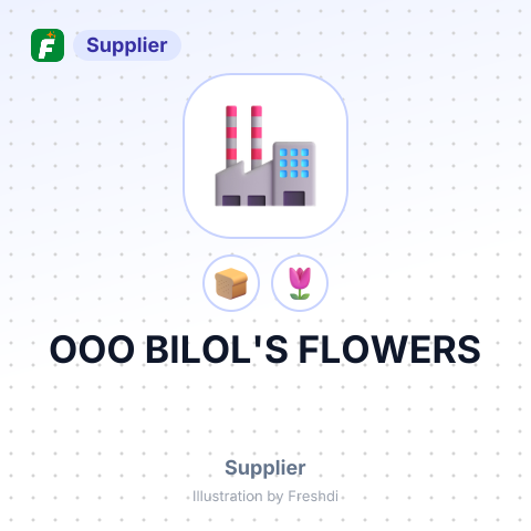 ООО BILOL'S FLOWERS – summary card, no photo uploaded yet