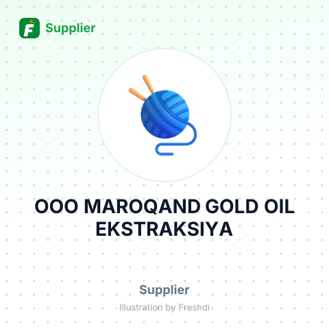 ООО MAROQAND GOLD OIL EKSTRAKSIYA – summary card, no photo uploaded yet
