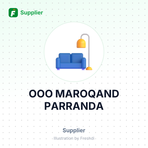 ООО MAROQAND PARRANDA – summary card, no photo uploaded yet
