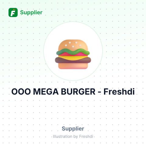 ООО MEGA BURGER – summary card, no photo uploaded yet