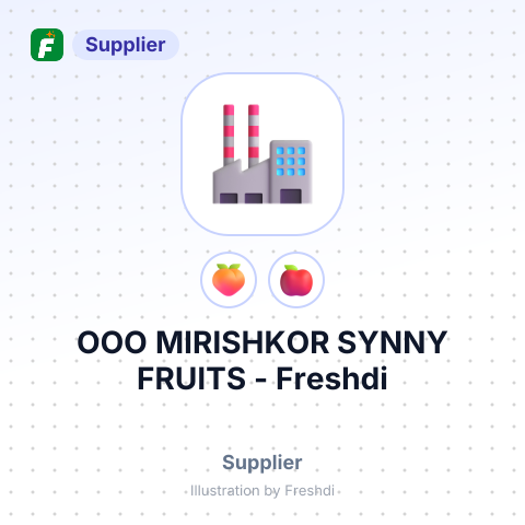 ООО MIRISHKOR SYNNY FRUITS – summary card, no photo uploaded yet
