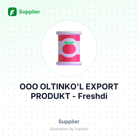 ООО OLTINKO'L EXPORT PRODUKT – summary card, no photo uploaded yet