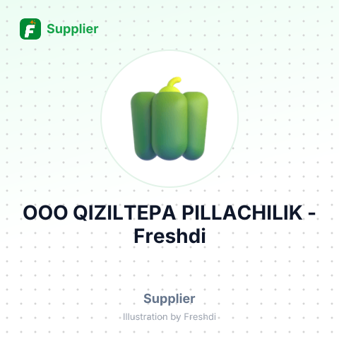 ООО QIZILTEPA PILLACHILIK – summary card, no photo uploaded yet