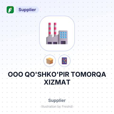 ООО QO'SHKO'PIR TOMORQA XIZMAT – summary card, no photo uploaded yet