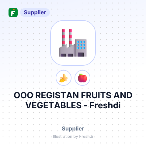 ООО REGISTAN FRUITS AND VEGETABLES – summary card, no photo uploaded yet