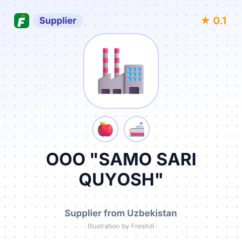 ООО "SAMO SARI QUYOSH" – summary card, no photo uploaded yet