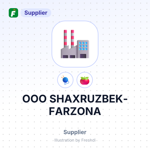 ООО SHAXRUZBEK-FARZONA – summary card, no photo uploaded yet