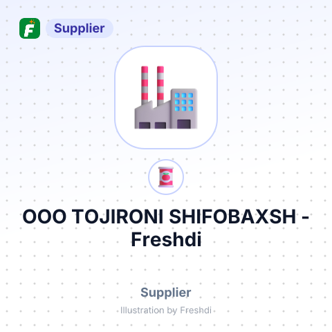 ООО TOJIRONI SHIFOBAXSH – summary card, no photo uploaded yet