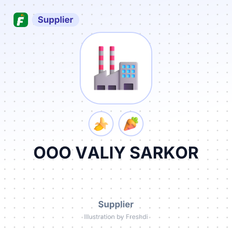 ООО VALIY SARKOR – summary card, no photo uploaded yet