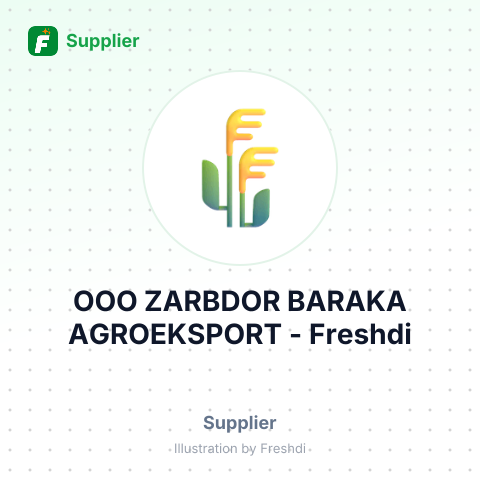 ООО ZARBDOR BARAKA AGROEKSPORT – summary card, no photo uploaded yet