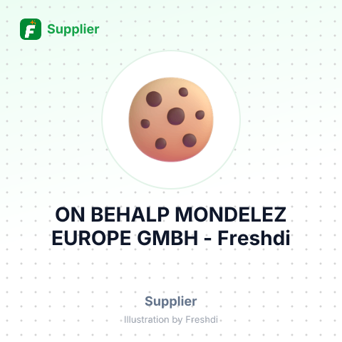 ОN BEHALP MONDELEZ EUROPE GMBH – summary card, no photo uploaded yet
