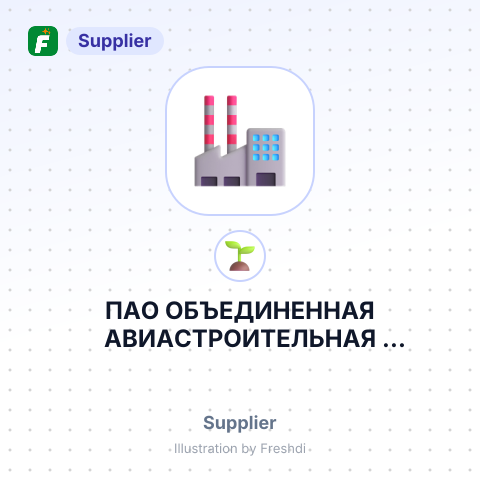 ПАО ОБЪЕДИНЕННАЯ АВИАСТРОИТЕЛЬНАЯ КОРПОРАЦИЯ – summary card, no photo uploaded yet