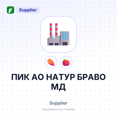 ПИК АО НАТУР БРАВО МД – summary card, no photo uploaded yet
