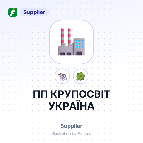 ПП КРУПОСВІТ УКРАЇНА – summary card, no photo uploaded yet