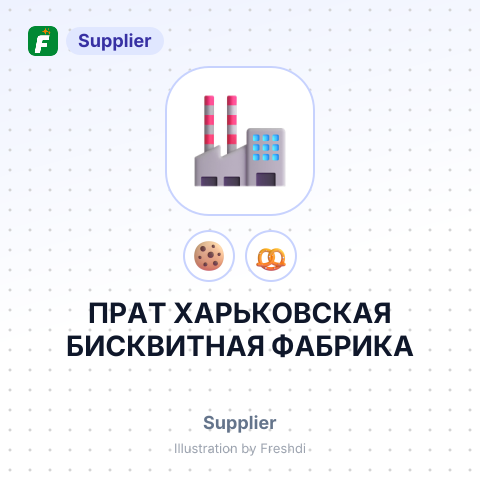 ПРАТ ХАРЬКОВСКАЯ БИСКВИТНАЯ ФАБРИКА – summary card, no photo uploaded yet