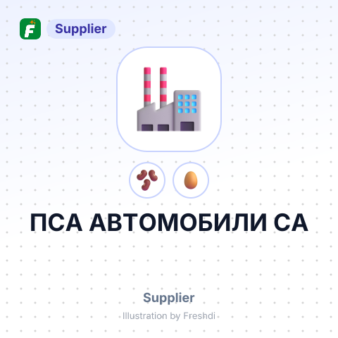 ПСА АВТОМОБИЛИ СА – summary card, no photo uploaded yet