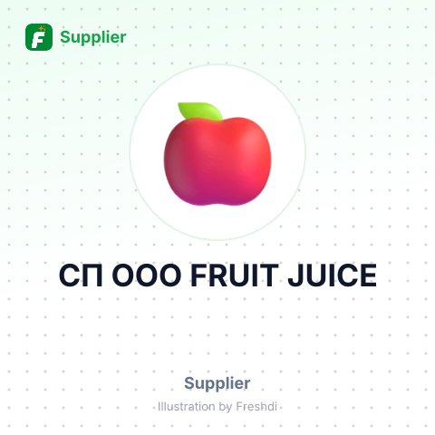 СП ООО FRUIT JUICE – summary card, no photo uploaded yet