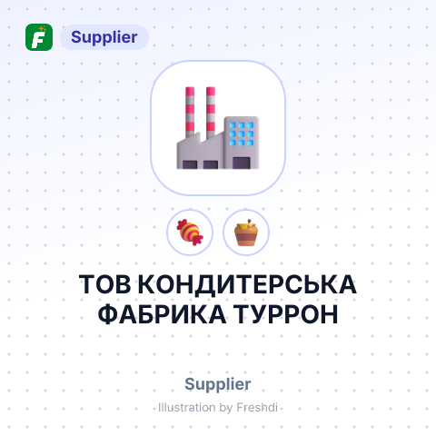 ТОВ КОНДИТЕРСЬКА ФАБРИКА ТУРРОН – summary card, no photo uploaded yet