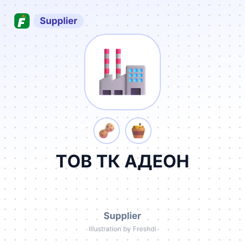 ТОВ ТК АДЕОН – summary card, no photo uploaded yet