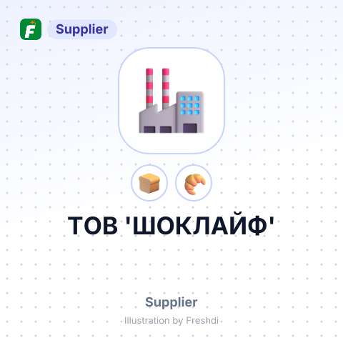 ТОВ 'ШОКЛАЙФ' – summary card, no photo uploaded yet