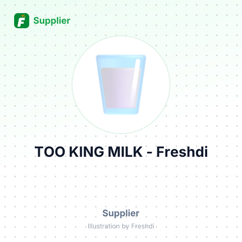 ТОО KING MILK – summary card, no photo uploaded yet