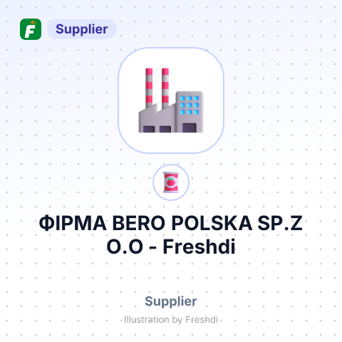 ФІРМА BERO POLSKA SP.Z O.O – summary card, no photo uploaded yet