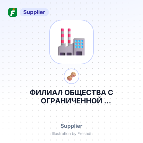 ФИЛИАЛ ОБЩЕСТВА С ОГРАНИЧЕННОЙ ОТВЕТСТВЕННОСТЬЮ КОРПОРАЦИЯ ВОЛМА -КРОНА РЕЦИКЛИНГ – summary card, no photo uploaded yet