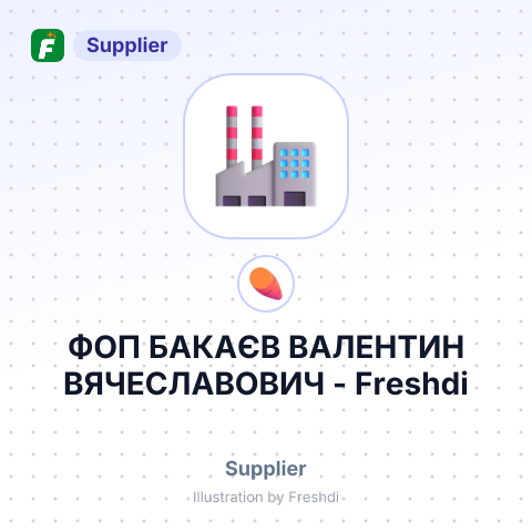 ФОП БАКАЄВ ВАЛЕНТИН ВЯЧЕСЛАВОВИЧ – summary card, no photo uploaded yet