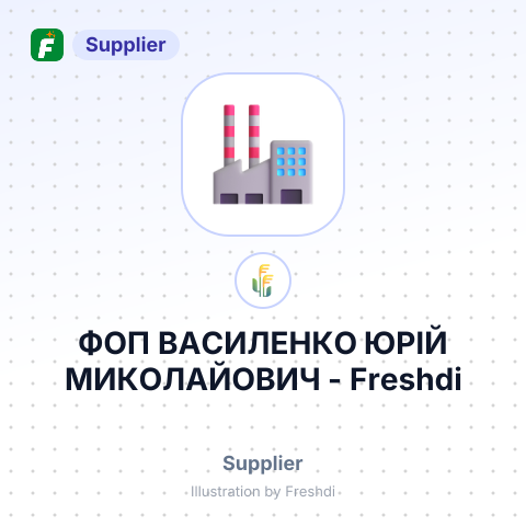 ФОП ВАСИЛЕНКО ЮРІЙ МИКОЛАЙОВИЧ – summary card, no photo uploaded yet