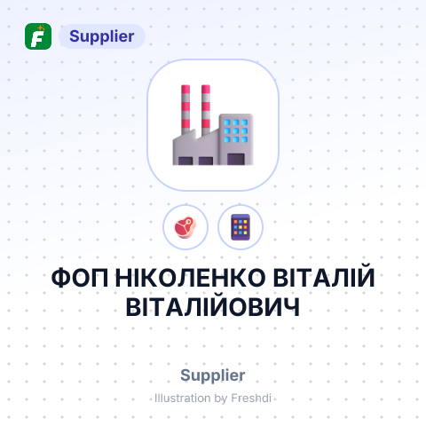 ФОП НІКОЛЕНКО ВІТАЛІЙ ВІТАЛІЙОВИЧ – summary card, no photo uploaded yet