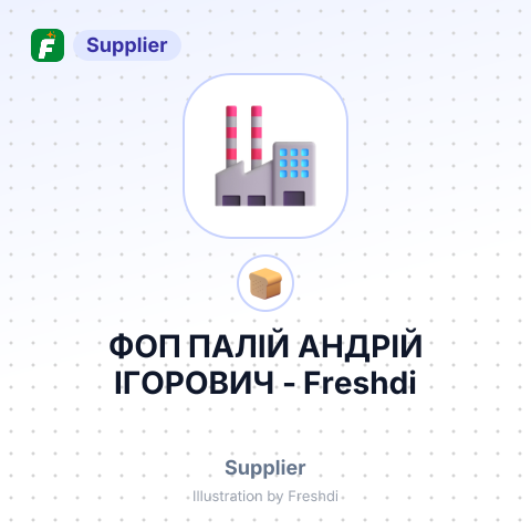 ФОП ПАЛІЙ АНДРІЙ ІГОРОВИЧ – summary card, no photo uploaded yet