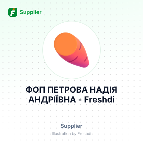 ФОП ПЕТРОВА НАДІЯ АНДРІЇВНА – summary card, no photo uploaded yet