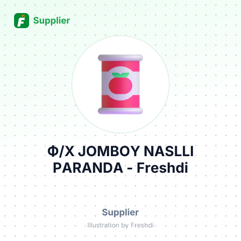 Ф/Х JOMBOY NASLLI PARANDA – summary card, no photo uploaded yet
