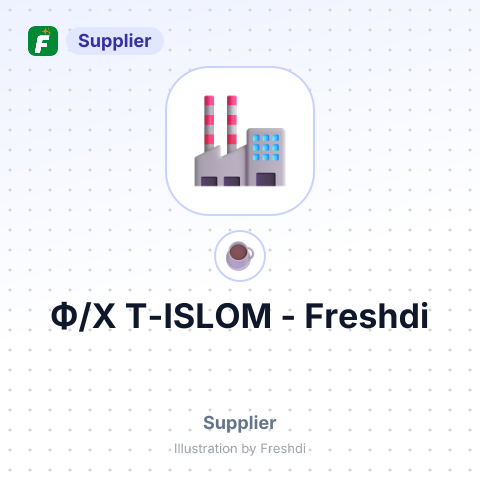 Ф/Х T-ISLOM – summary card, no photo uploaded yet