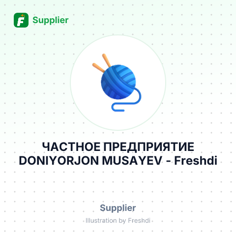 ЧАСТНОЕ ПРЕДПРИЯТИЕ DONIYORJON MUSAYEV – summary card, no photo uploaded yet