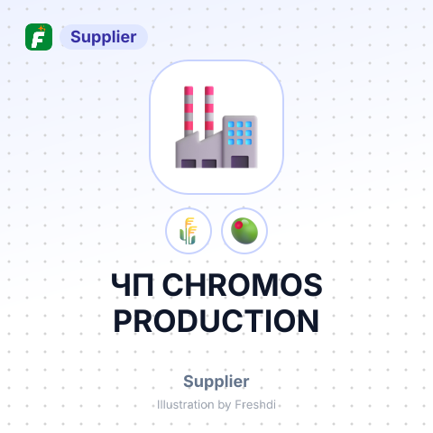 ЧП CHROMOS PRODUCTION – summary card, no photo uploaded yet