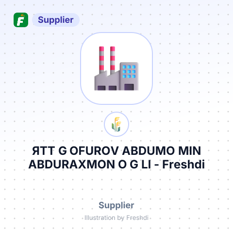 ЯТТ G OFUROV ABDUMO MIN ABDURAXMON O G LI – summary card, no photo uploaded yet