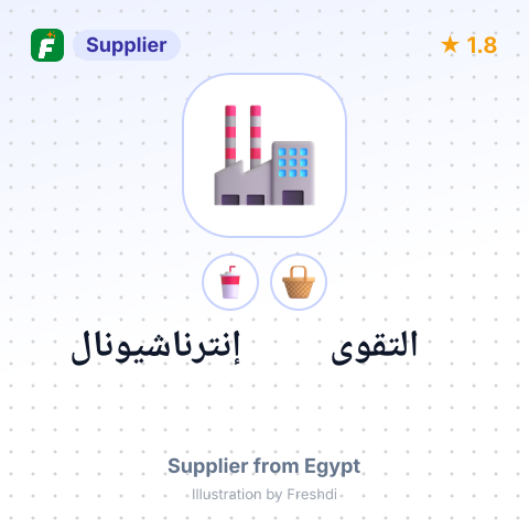 التقوى إنترناشيونال – summary card, no photo uploaded yet