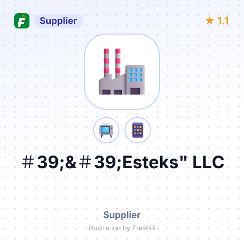 ＃39;&＃39;Esteks" LLC – summary card, no photo uploaded yet