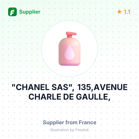 "CHANEL SAS", 135,AVENUE CHARLE DE GAULLE, – summary card, no photo uploaded yet