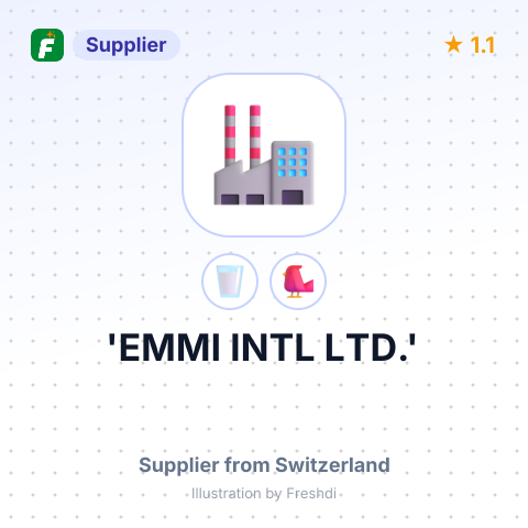 'EMMI INTL LTD.' – summary card, no photo uploaded yet