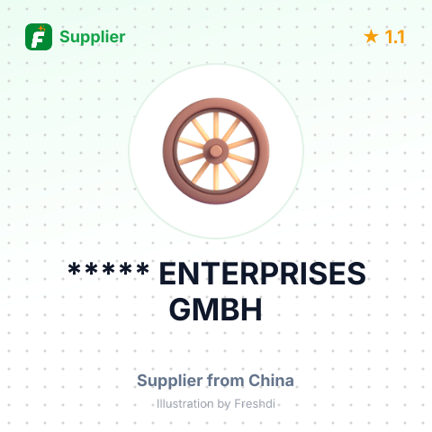 ***** ENTERPRISES GMBH – summary card, no photo uploaded yet
