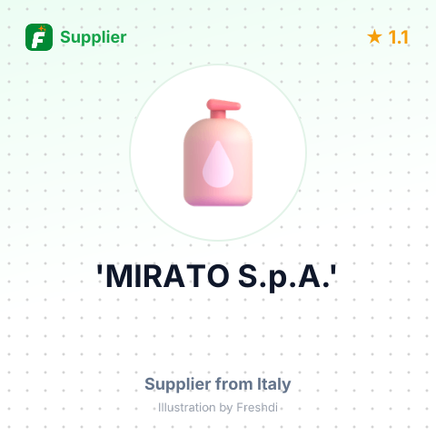 'MIRATO S.p.A.' – summary card, no photo uploaded yet
