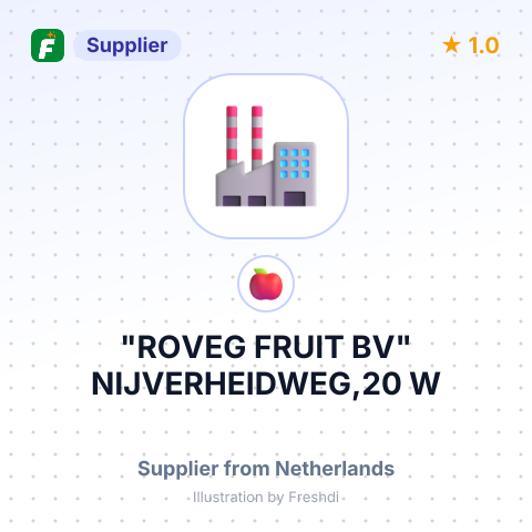 "ROVEG FRUIT BV" NIJVERHEIDWEG,20 W – summary card, no photo uploaded yet