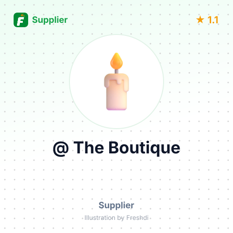 @ The Boutique – summary card, no photo uploaded yet